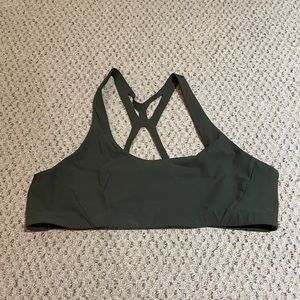 Lululemon Olive Green Sports Bra - Size 10